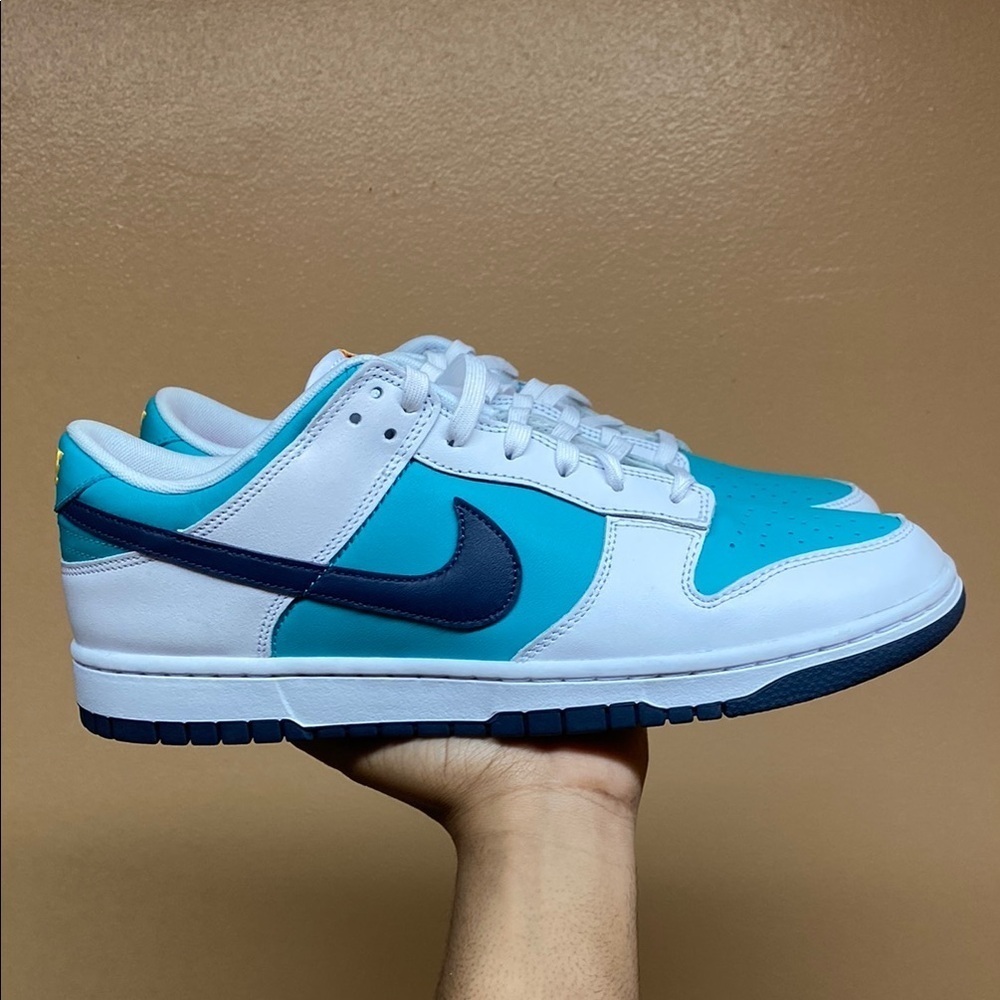 Nike Dunk Low “Dusty Cactus/Thunder Blue/White/Racer Pink/Laser Orange” SZ 11.5